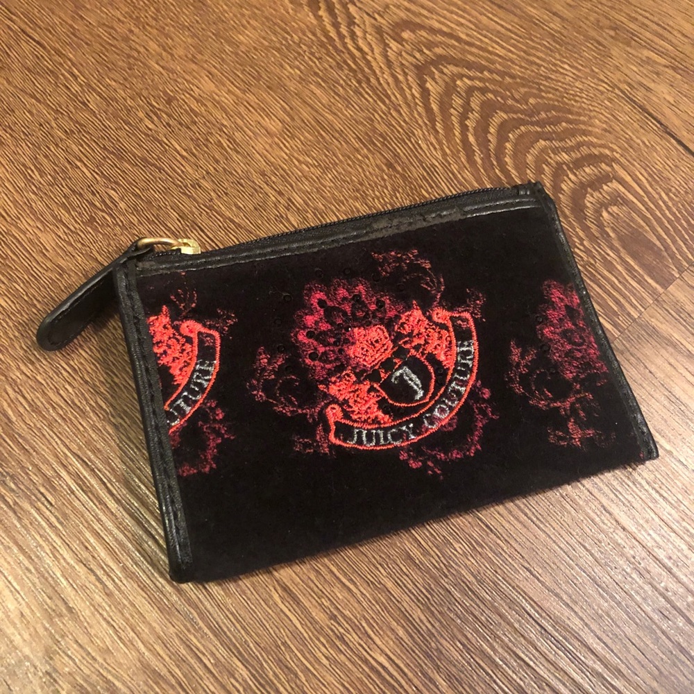 Juicy Couture Red & Black Coin Purse 💋💄👑